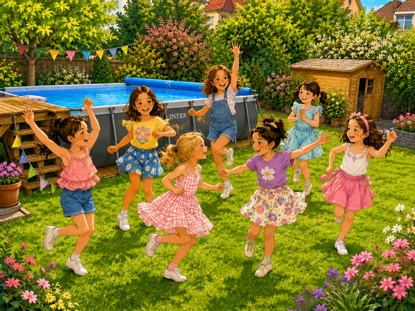 Tanz im Garten